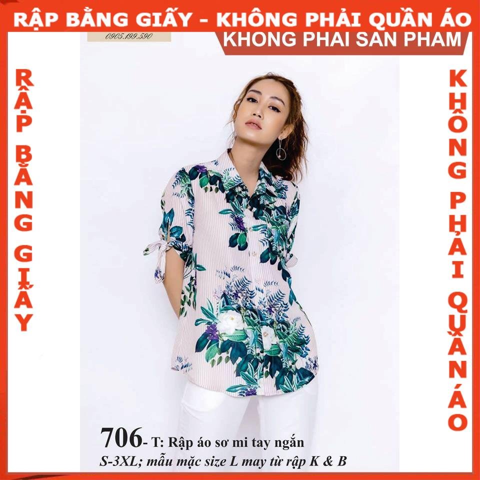 Rập giấy A0 mã 706 - rập áo sơ mi