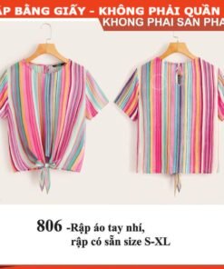 Rập giấy A0 áo tay nhí mã 806