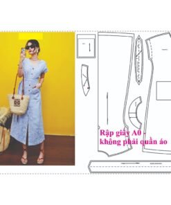 Rập giấy A0 mã 1767 - rập đầm suông