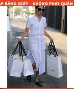 Rập giấy A0 mã 767 - đầm suông cổ chân