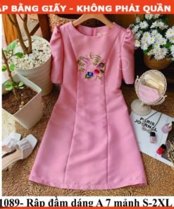 Rập đầm 7 mảnh dáng A mã 1089