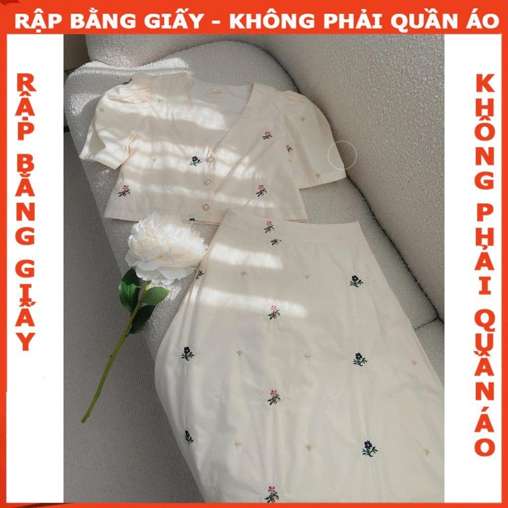 Rập giấy A0 set váy A + áo mã 112