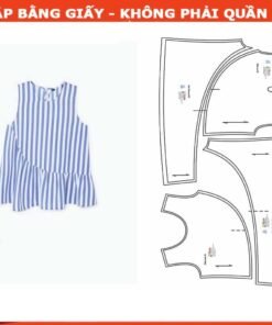 Rập giấy A0 mã 505 - áo kiểu