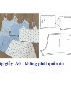 Rập giấy A0 mã 1772 - bộ thun dây
