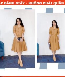 Rập giấy A0 mã 1398 - set váy công sở