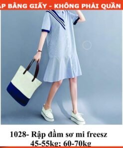 Rập mã 1028 - ầm sơ mi dáng rộng