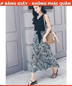 Rập giấy A0 mã 564 - bộ quần váy + áo