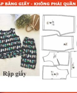 Rập giấy A0 mã 660 - rập bộ mặc nhà