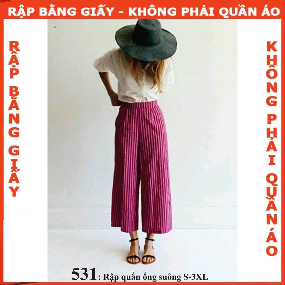 Rập  mã 531 - quần ống suông