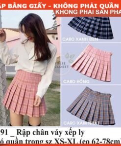 Rập giấy A0 mã 991- chân váy xếp ly