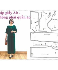 Rập giấy A0 mã 1545 - bộ trung niên