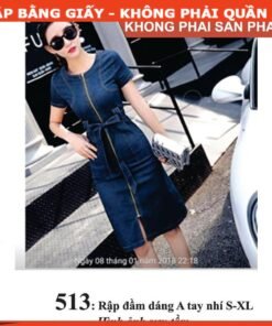 Rập giấy A0 mã 513 - Rập đầm nữ