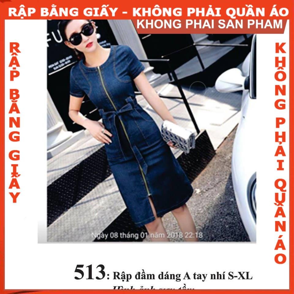 Rập giấy A0 mã 513 - Rập đầm nữ