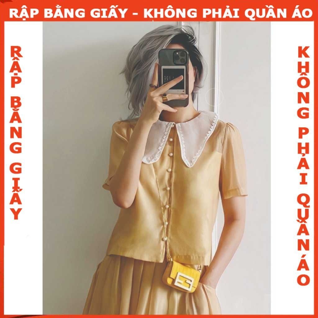 Rập giấy A0 mã 1355 - áo cổ sen