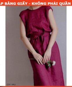 Rập giấy A0 mã 198 - đầm suông tay liền