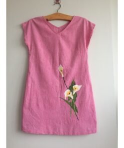 Rập giấy A0 mã 155 - đầm suông cổ tim tay liền