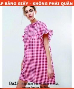 Rập giấy A0  mã BA23 - đầm bầu cổ chân