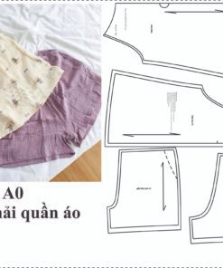 Rập giấy A0 mã 1847 - Rập bộ dây cho mẹ bé