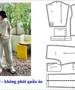 Rập giấy A0 mã B88 - Rập may bộ thu đông nam