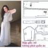 Rập giấy A0 mã 1846 - Rập may set váy áo