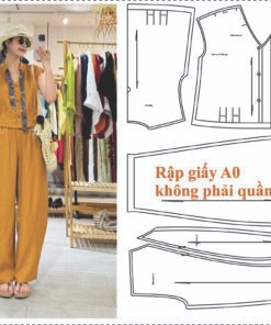 Rập giấy A0 mã 1861 - Rập may nguyên set