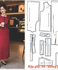 Rập giấy A0 mã 1843 - Rập may nguyên set