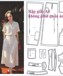 Rập giấy A0 mã 1871 - Rập may nguyên set