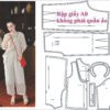 Rập giấy A0 mã 1872 - Rập may bộ lưng thun