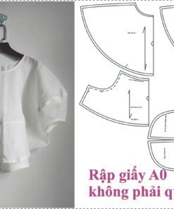 Rập giấy mã 1875 - Rập áo kiểu