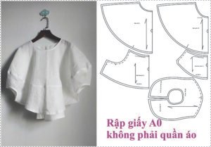 Rập giấy mã 1875 - Rập áo kiểu