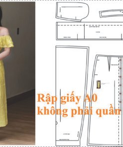 Rập giấy A0 mã 403 - Rập may nguyên set