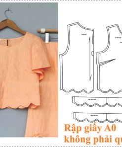 Rập giấy mã 1790- Rập áo kiểu