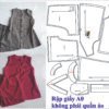 Rập giấy A0 mã 1870 - Rập may bộ