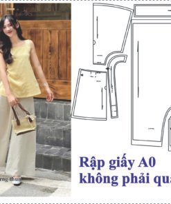 Rập giấy A0 mã 1880 - Rập may bộ