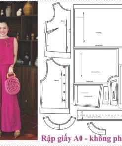 Rập giấy A0 mã 1882 - Rập may bộ
