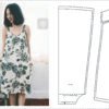 Rập giấy A0 mã 90 - Rập may đầm dây