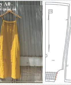 Rập giấy A0 mã 1848- Rập may đầm