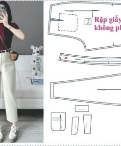 Rập giấy A0 mã 1742 - Rập may quần