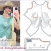 Rập giấy mã 1895 - Rập áo xoắn eo