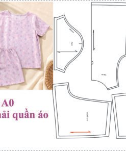 Rập giấy A0 mã 1909 - Rập bộ dây cho mẹ bé