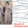 Rập giấy A0 mã 64 - Rập may quần