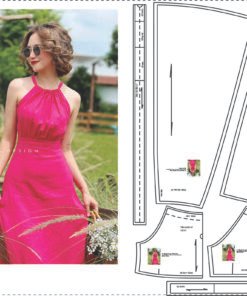 Rập giấy A0 mã 96 - rập may đầm yếm