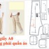 Rập Giấy A0 mã B91 - Rập may quần