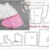 Rập giấy A0 mã R497 - Rập bộ cho mẹ bé