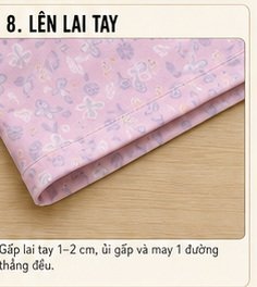 Ảnh minh họa công đoạn may bộ đồ Mã 1909