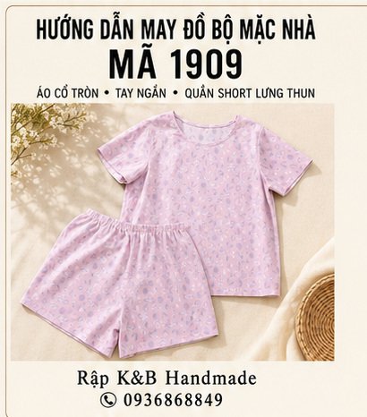 Ảnh minh họa công đoạn may bộ đồ Mã 1909