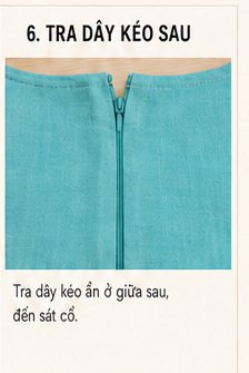 Ảnh minh họa công đoạn may đầm Mã 72