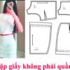Rập giấy A0 mã T103 - rập may đầm