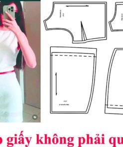 Rập giấy A0 mã T103 - rập may đầm