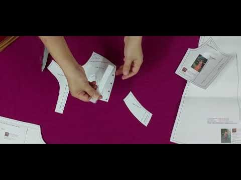 Hướng dẫn trình tự may đầm mã 1720 - rập K&B Handmade
